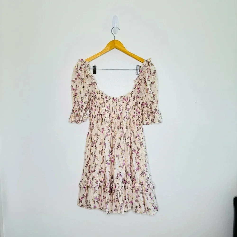 LPA Rachelle Floral Dress Size Medium - Picture 6 of 13